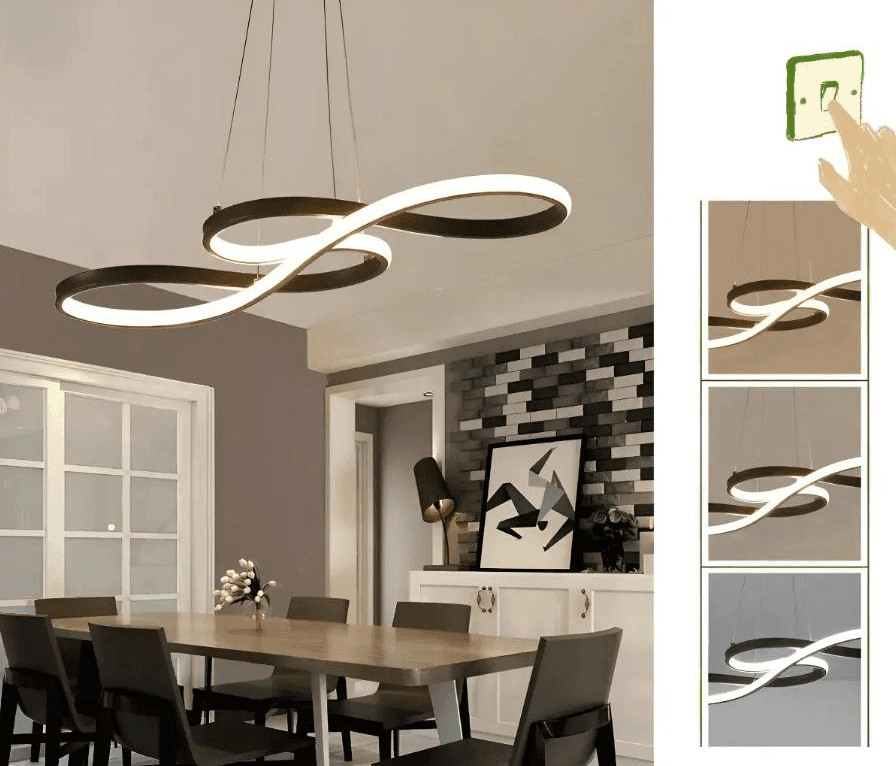 Lustre LED Trilume com 3 Temperaturas de Cor — foto 1